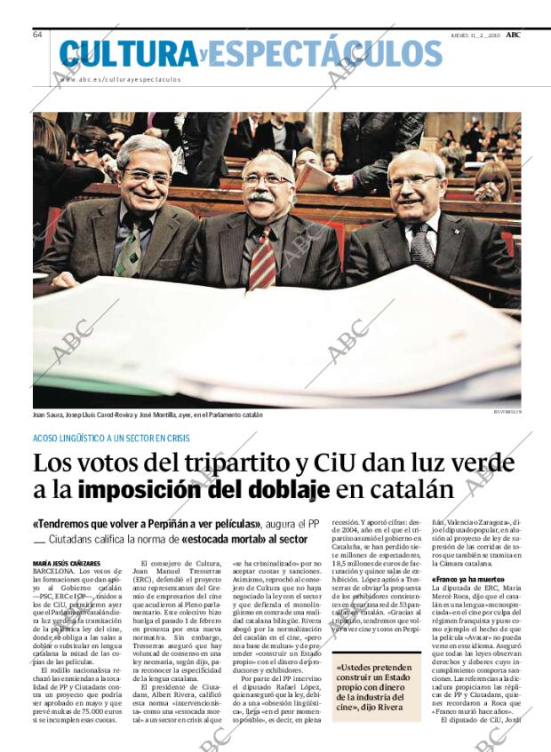 ABC MADRID 11-02-2010 página 64