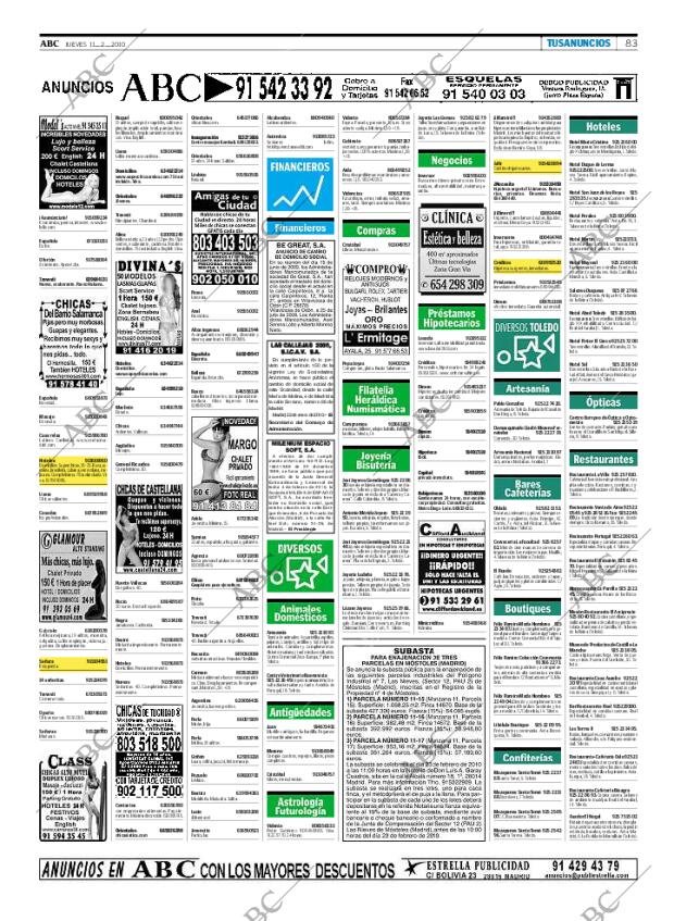 ABC MADRID 11-02-2010 página 83