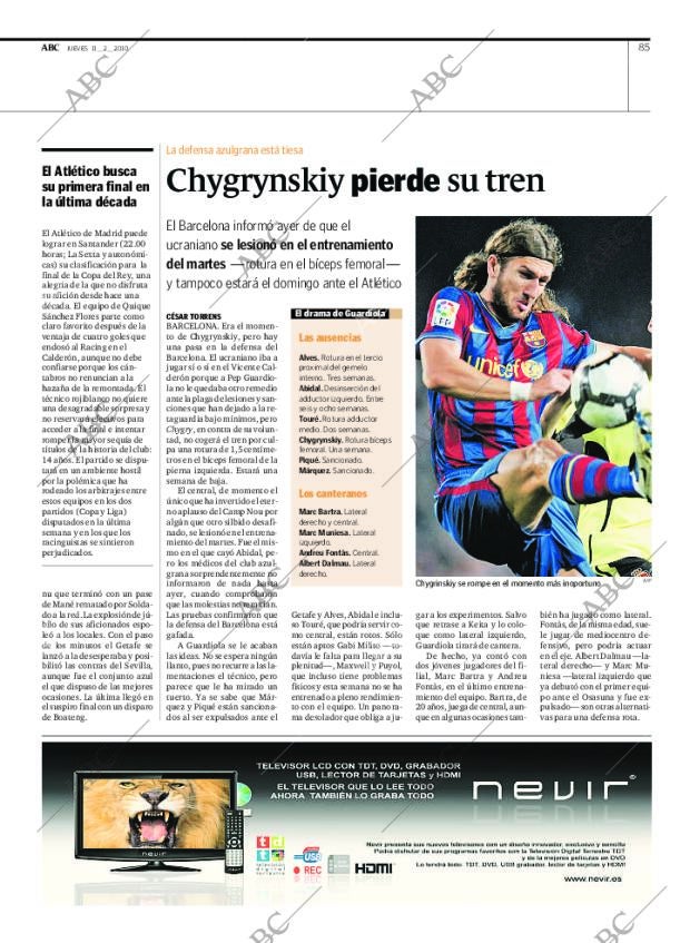 ABC MADRID 11-02-2010 página 85