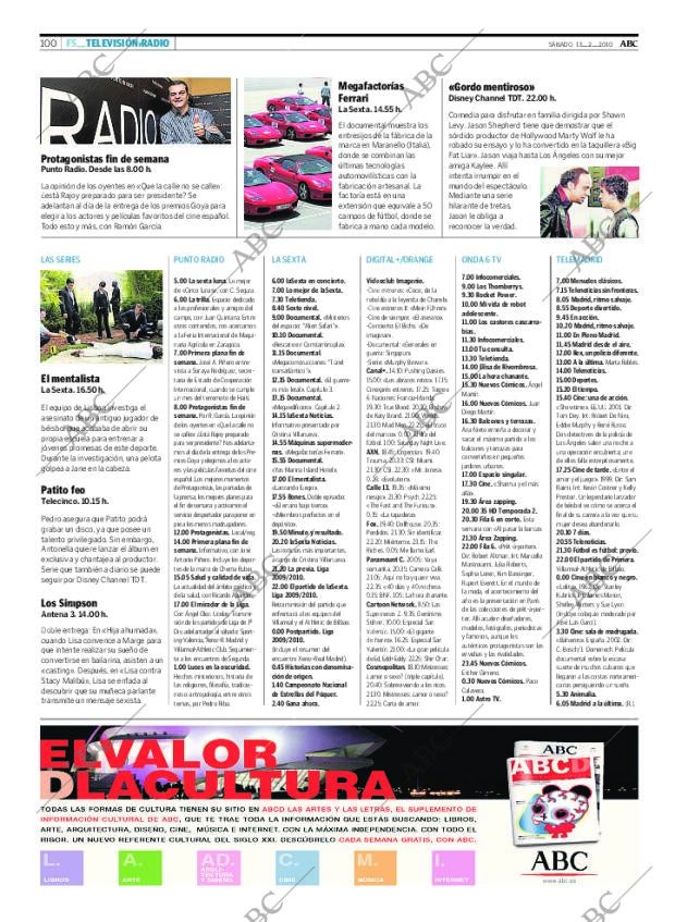 ABC MADRID 13-02-2010 página 100