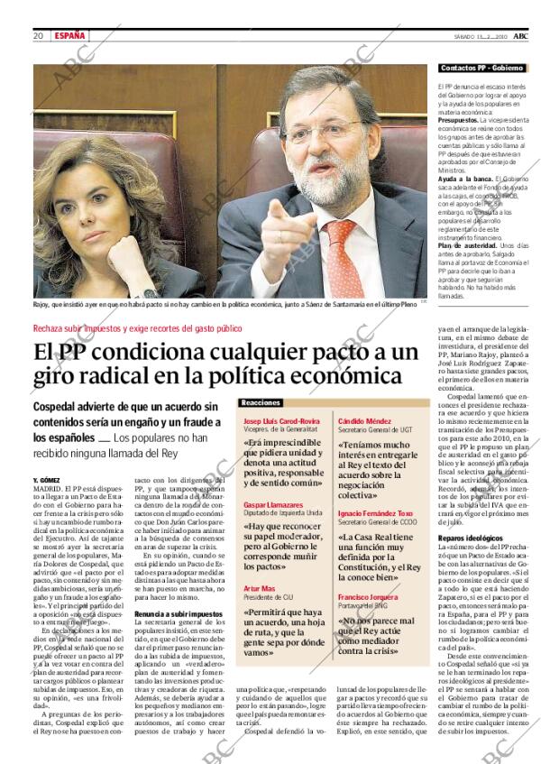 ABC MADRID 13-02-2010 página 20