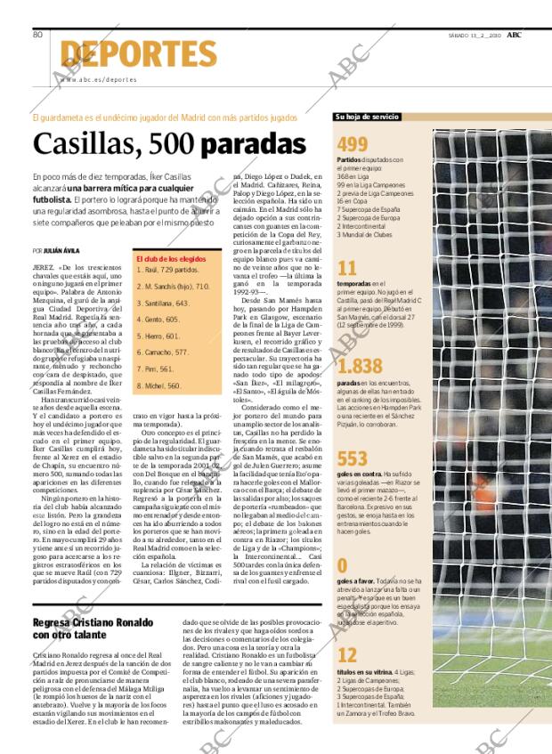 ABC MADRID 13-02-2010 página 80