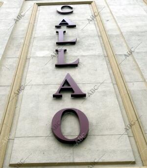 fachada del cine Callao con motivo del centenario de la gran Via foto Jaime...