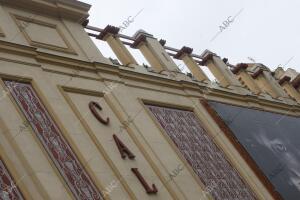 fachada del cine Callao con motivo del centenario de la gran Via foto Jaime...