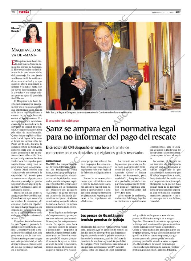 ABC MADRID 24-02-2010 página 20
