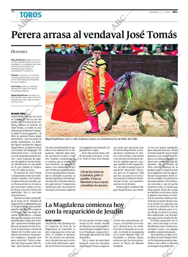 ABC MADRID 07-03-2010 página 78
