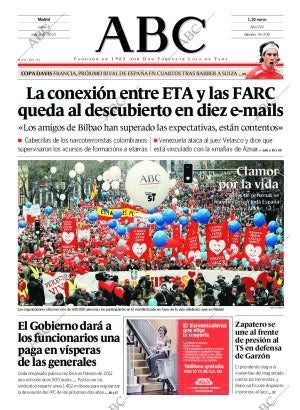 ABC MADRID 08-03-2010 página 1