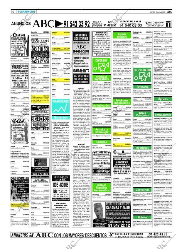 ABC MADRID 08-03-2010 página 70