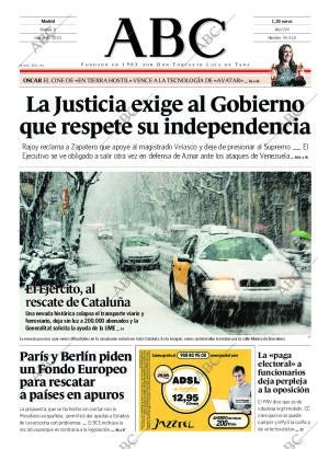 ABC MADRID 09-03-2010 página 1