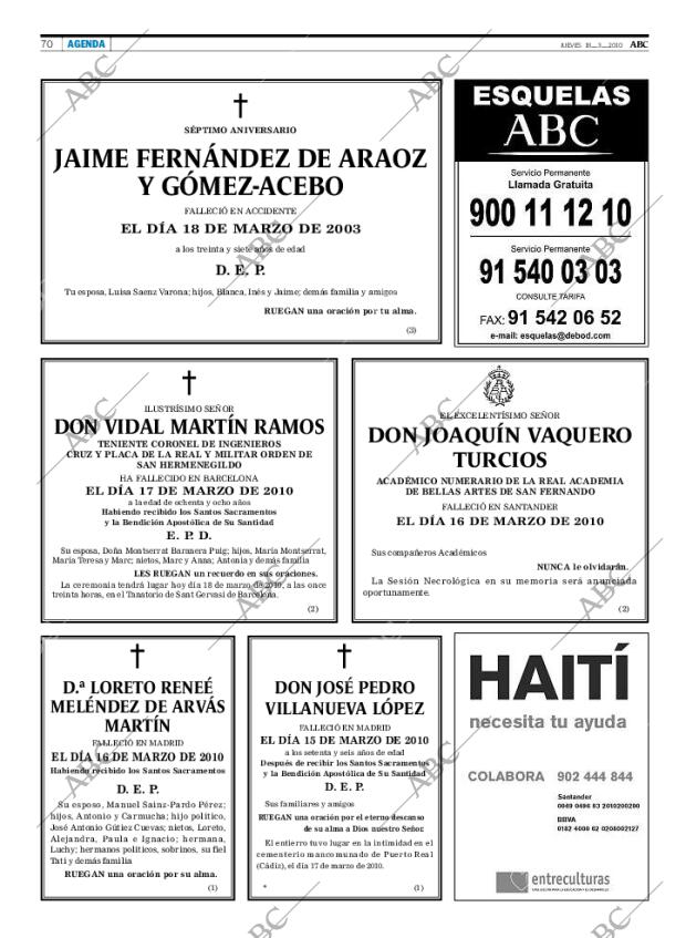 ABC MADRID 18-03-2010 página 70