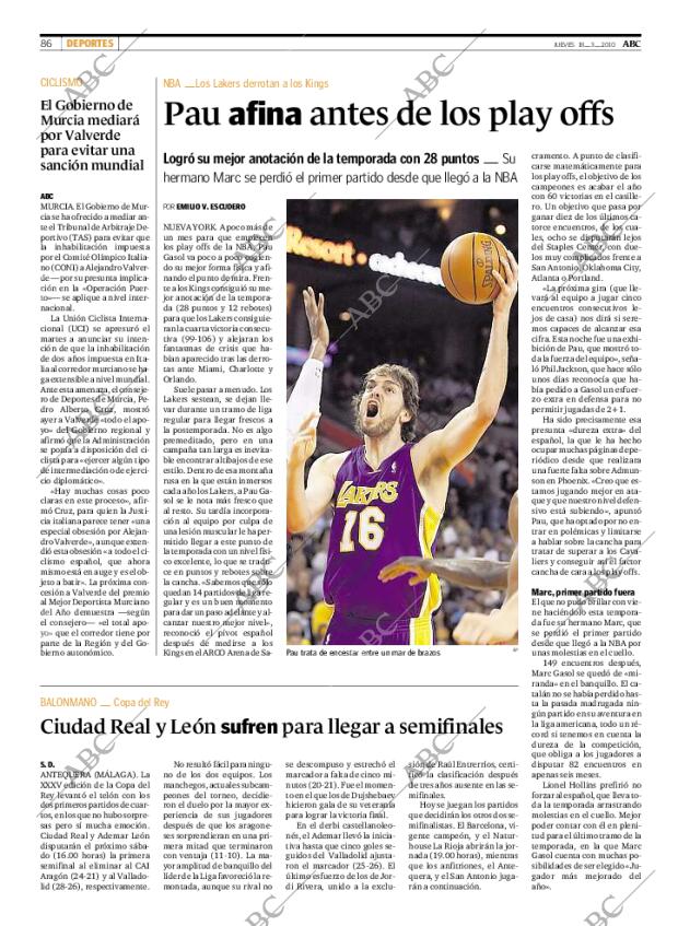 ABC MADRID 18-03-2010 página 86
