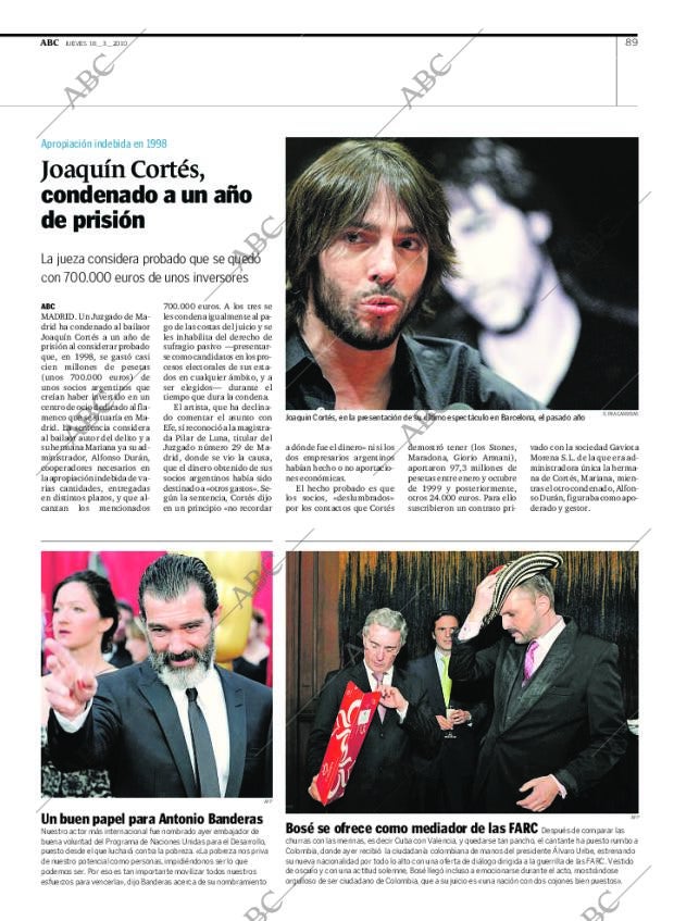 ABC MADRID 18-03-2010 página 89