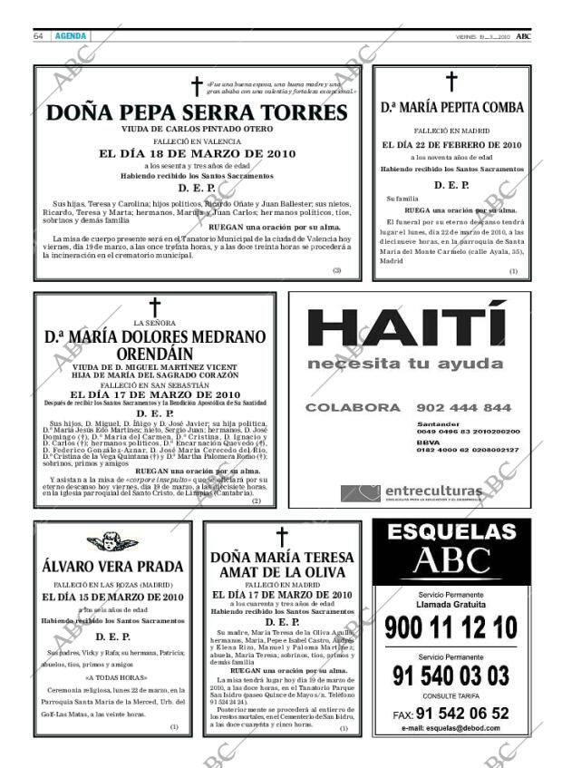 ABC MADRID 19-03-2010 página 64