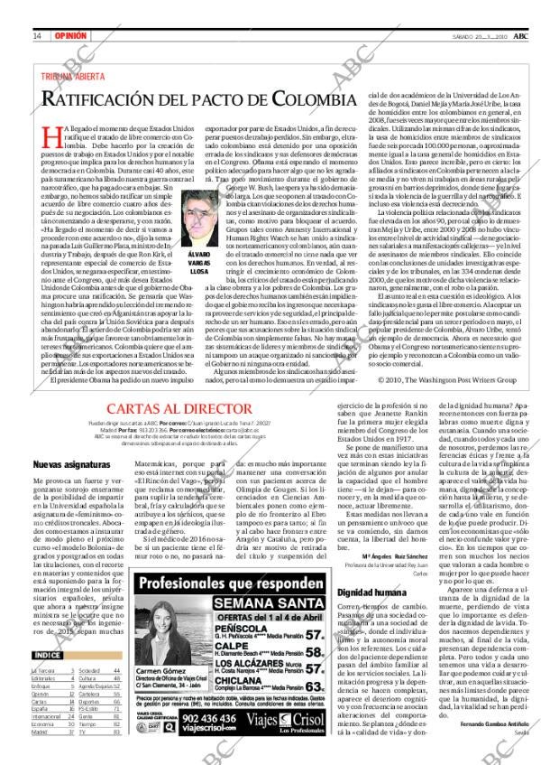 ABC MADRID 20-03-2010 página 14