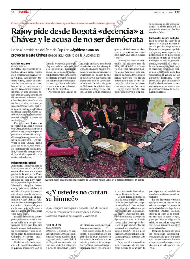 ABC MADRID 20-03-2010 página 18