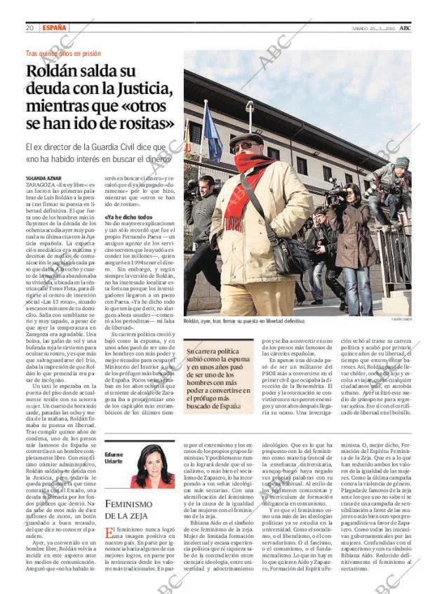 ABC MADRID 20-03-2010 página 20