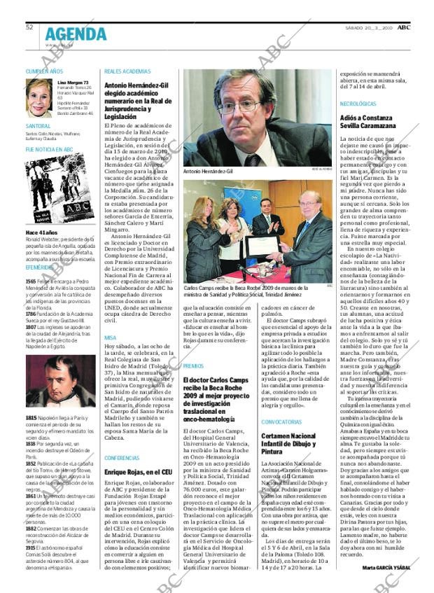 ABC MADRID 20-03-2010 página 52
