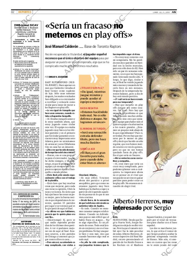 ABC MADRID 22-03-2010 página 82