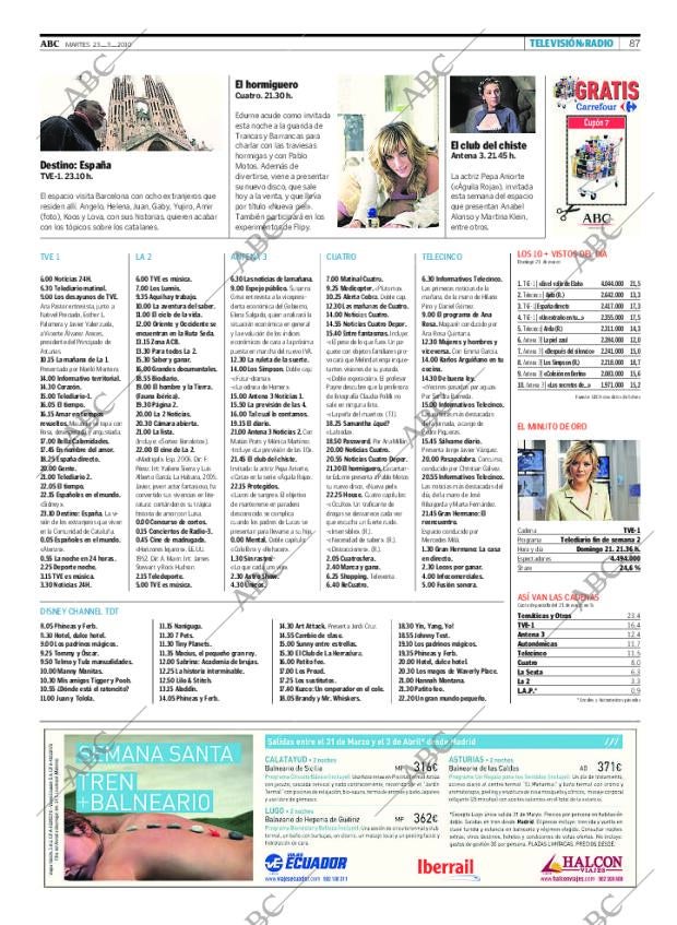 ABC MADRID 23-03-2010 página 87