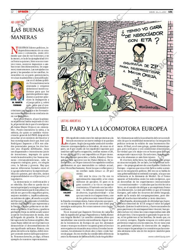 ABC MADRID 25-03-2010 página 12