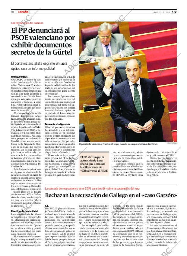 ABC MADRID 25-03-2010 página 18