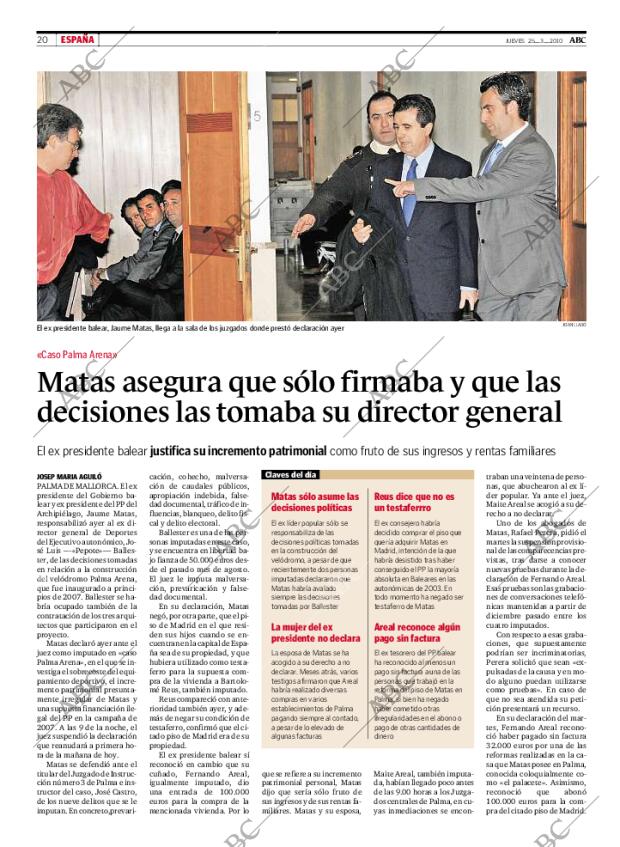 ABC MADRID 25-03-2010 página 20