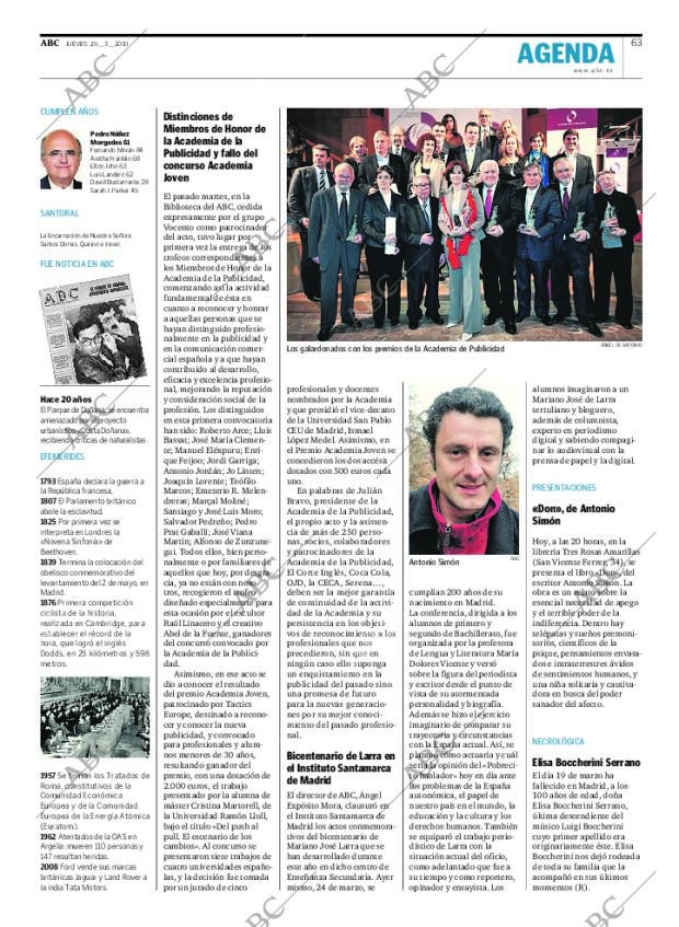 ABC MADRID 25-03-2010 página 63