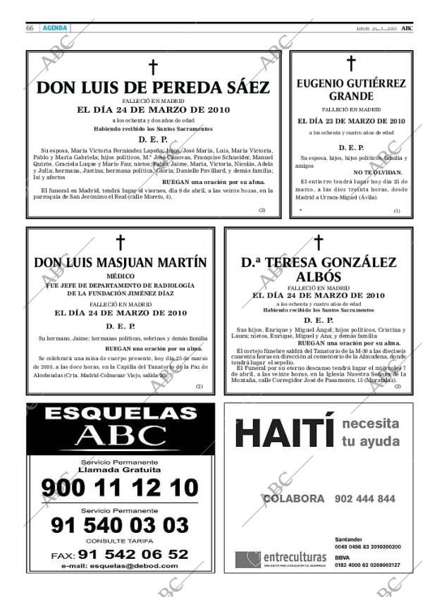 ABC MADRID 25-03-2010 página 66