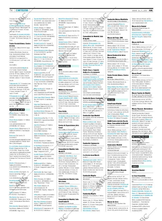 ABC MADRID 25-03-2010 página 74