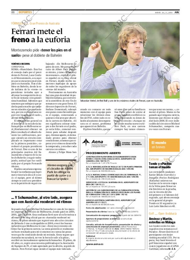 ABC MADRID 25-03-2010 página 88