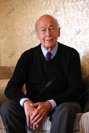 Entrevista con Giscard d'Estaing. Imagen Oscar del Pozo