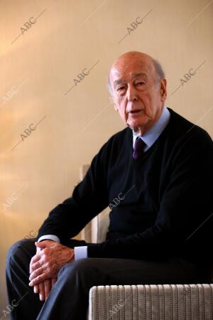 Entrevista con Giscard d'Estaing. Imagen Oscar del Pozo