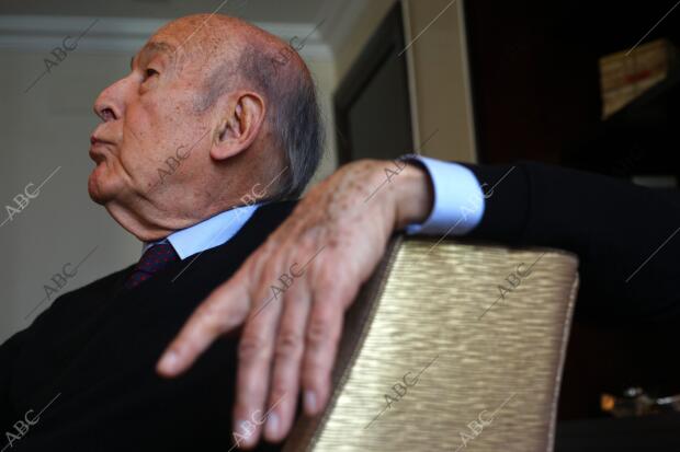 Entrevista con Giscard d'Estaing. Imagen Oscar del Pozo