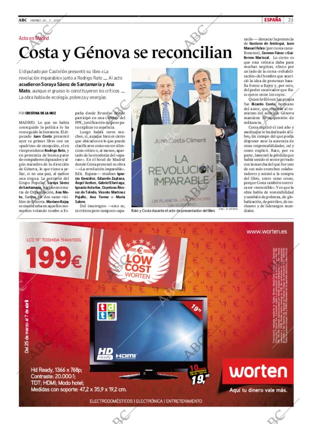 ABC MADRID 26-03-2010 página 23
