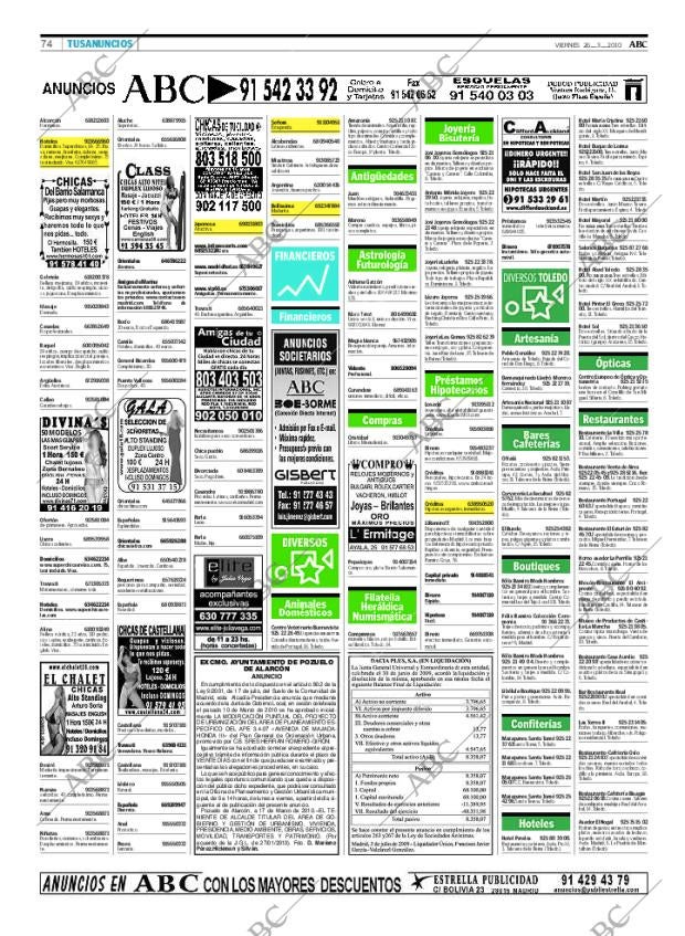 ABC MADRID 26-03-2010 página 74
