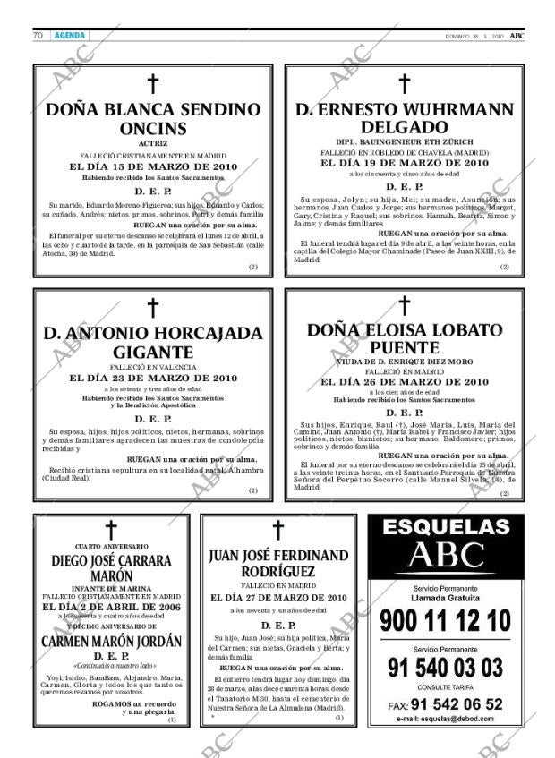 ABC MADRID 28-03-2010 página 70