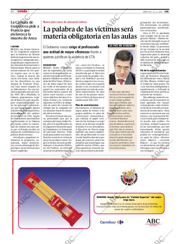 ABC MADRID 31-03-2010 página 24