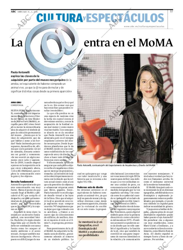 ABC MADRID 31-03-2010 página 57