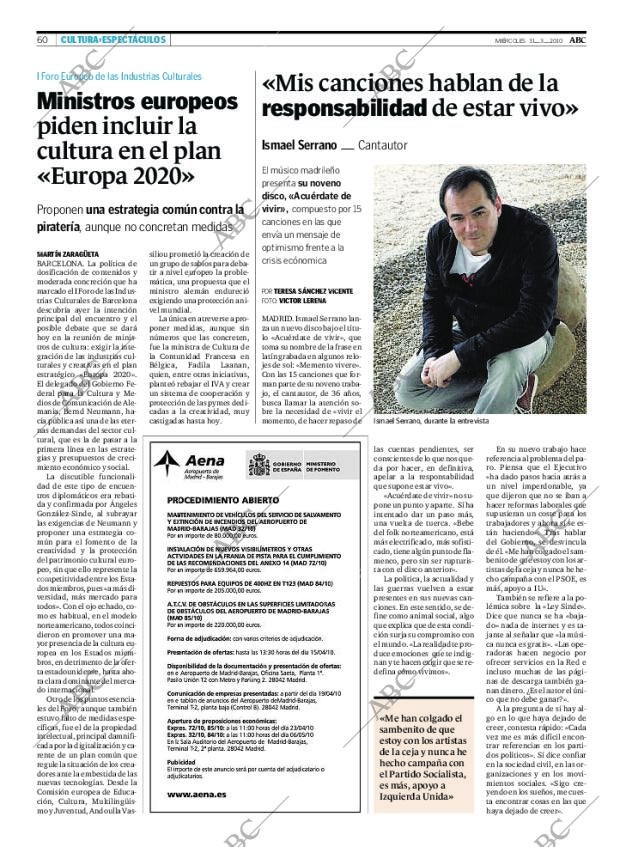 ABC MADRID 31-03-2010 página 60