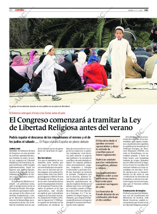 ABC MADRID 02-04-2010 página 20