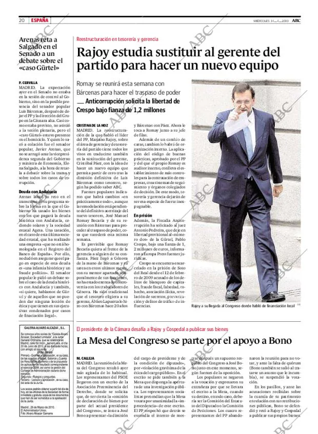 ABC MADRID 14-04-2010 página 20