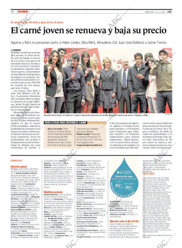 ABC MADRID 14-04-2010 página 54