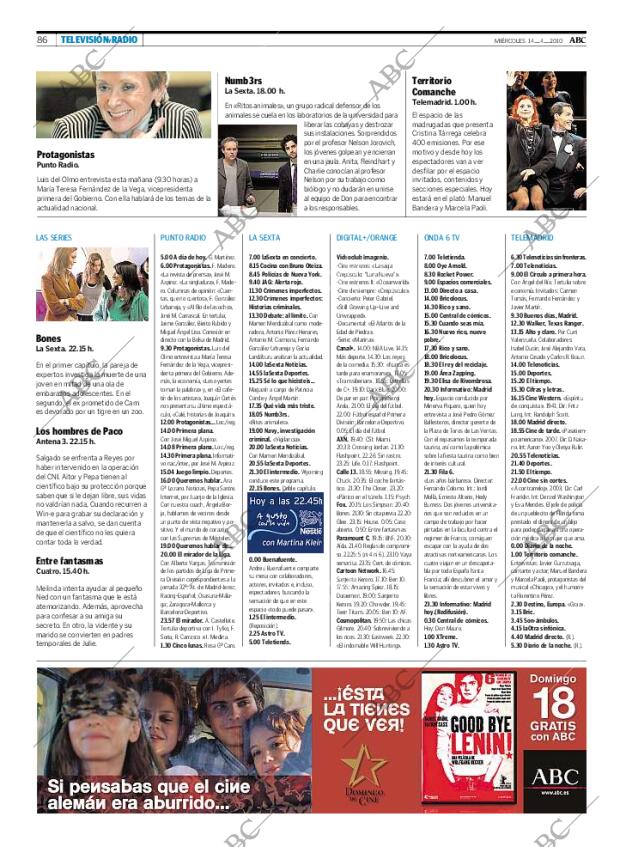 ABC MADRID 14-04-2010 página 86