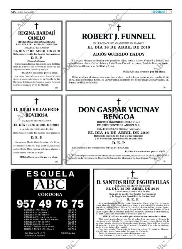 ABC CORDOBA 19-04-2010 página 77