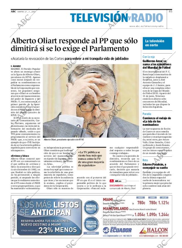 ABC MADRID 27-04-2010 página 85