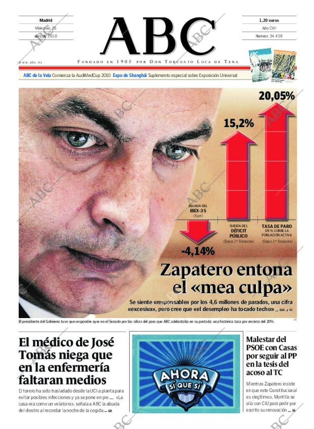 ABC MADRID 28-04-2010 página 1