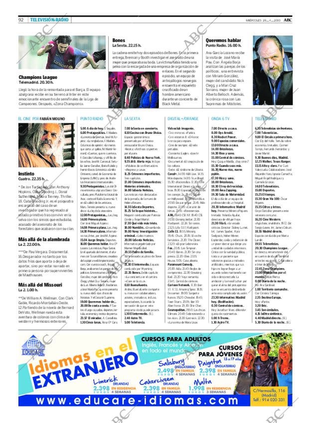 ABC MADRID 28-04-2010 página 92