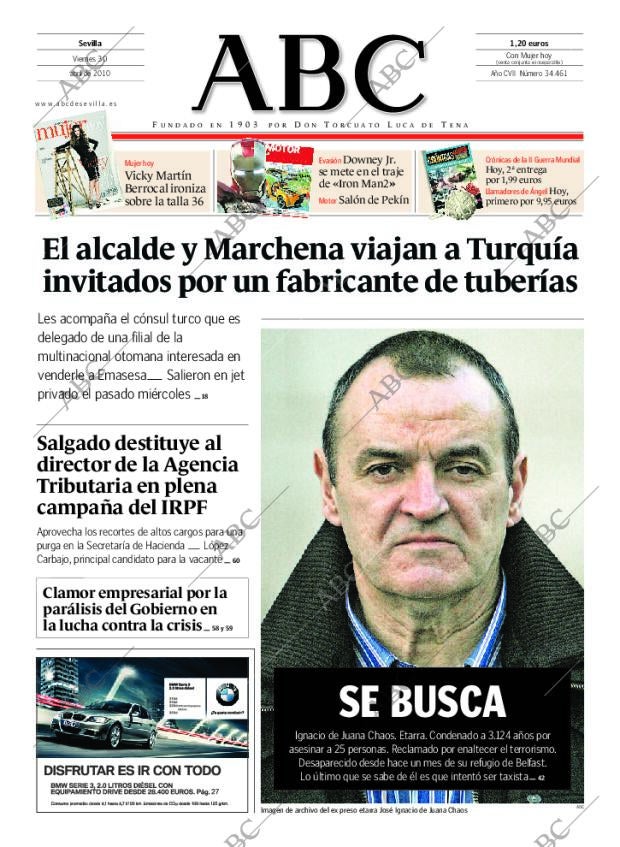 ABC SEVILLA 30-04-2010 página 1