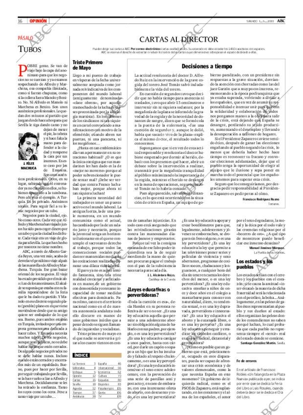 ABC SEVILLA 01-05-2010 página 16