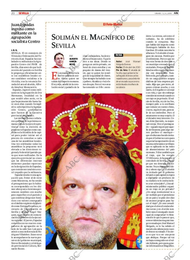 ABC SEVILLA 01-05-2010 página 20